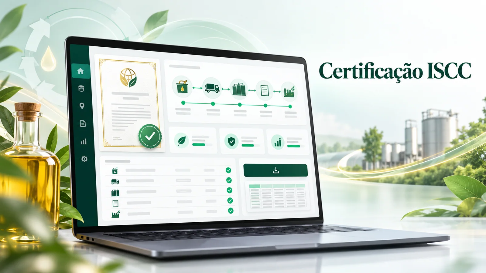 Apoio à certificação ISCC